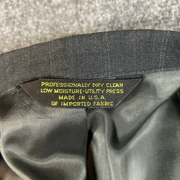 Pierre Balmain 100% Wool Double Breasted Sport Coat Blazer Made in USA - Picture 6 of 9